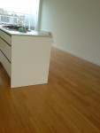 Bamboe masief side-pressed caramel